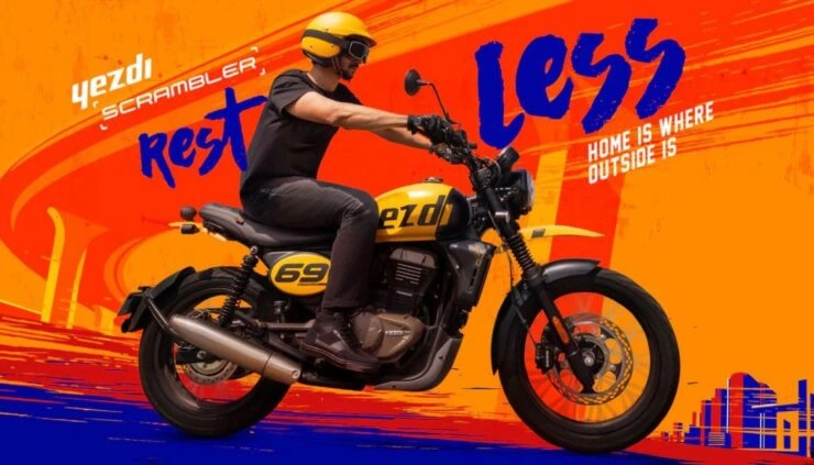 New Yezdi Scrambler 350