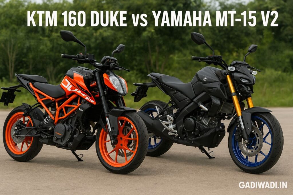KTM 160 Duke vs Yamaha MT-15 V2