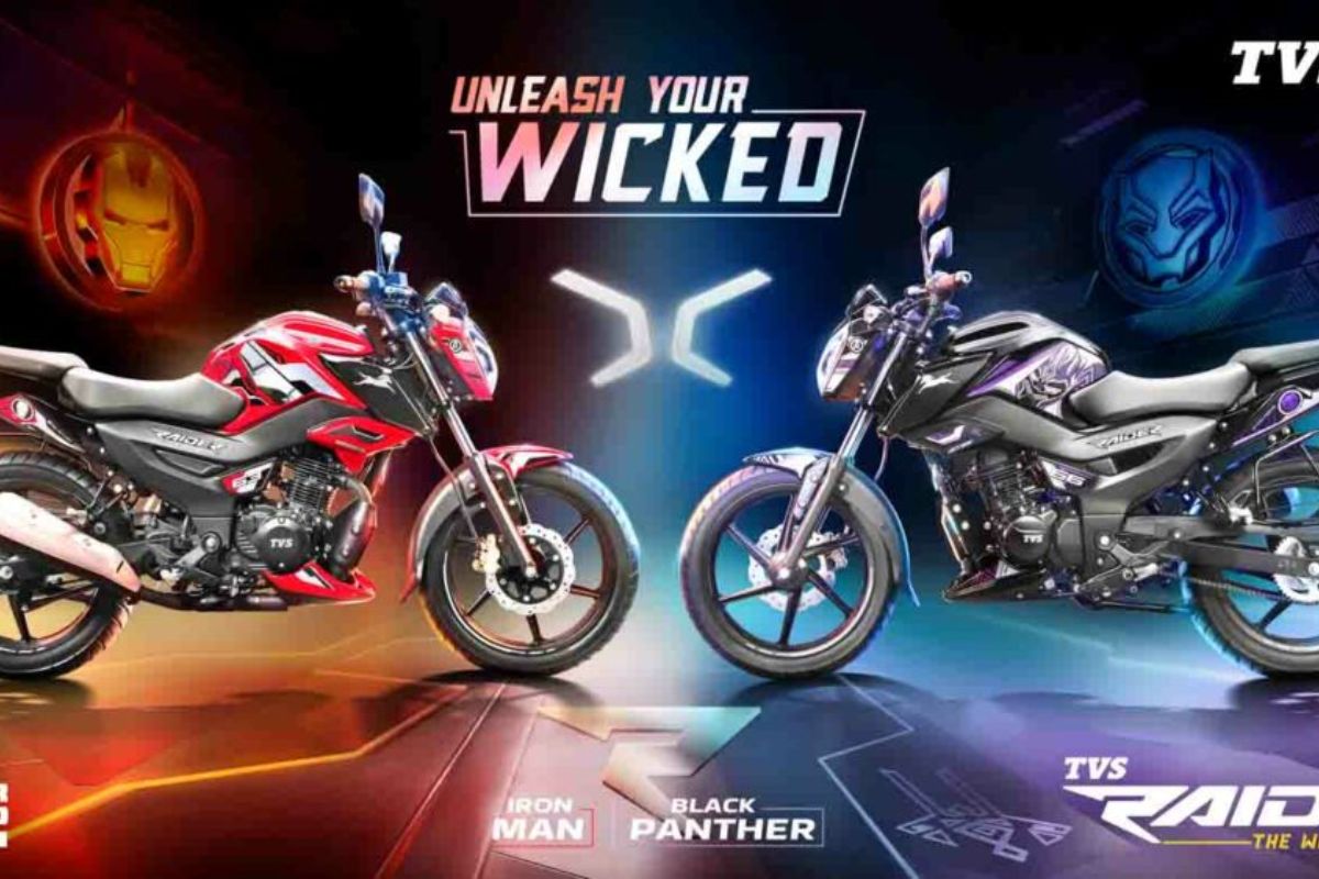 TVS Raider Super Squad Deadpool & Wolverine Edition