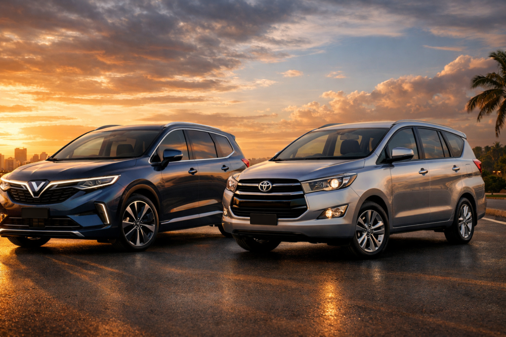 VinFast VF MPV 7 vs Innova Crysta