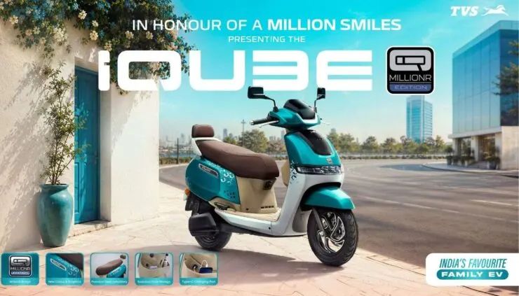 TVS iQube MillionR Special Edition