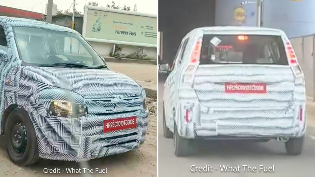 2026 Maruti WagonR Facelift Spied – New 3 Cyl Engine, Underbody CNG Likely