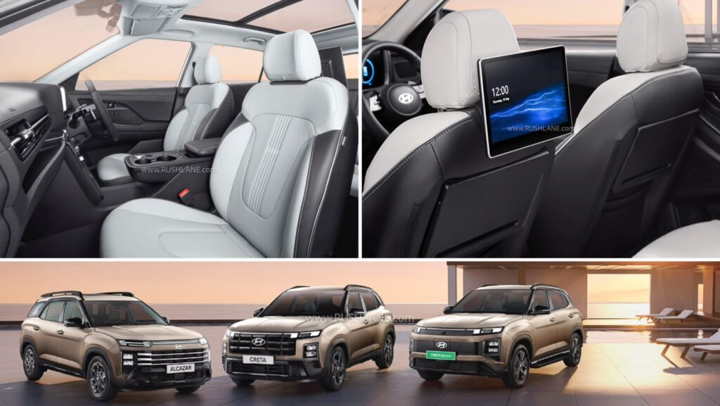 New Hyundai Lounge Edition Creta, Creta Electric, 5 Seat Alcazar, Rear Screen – Launched